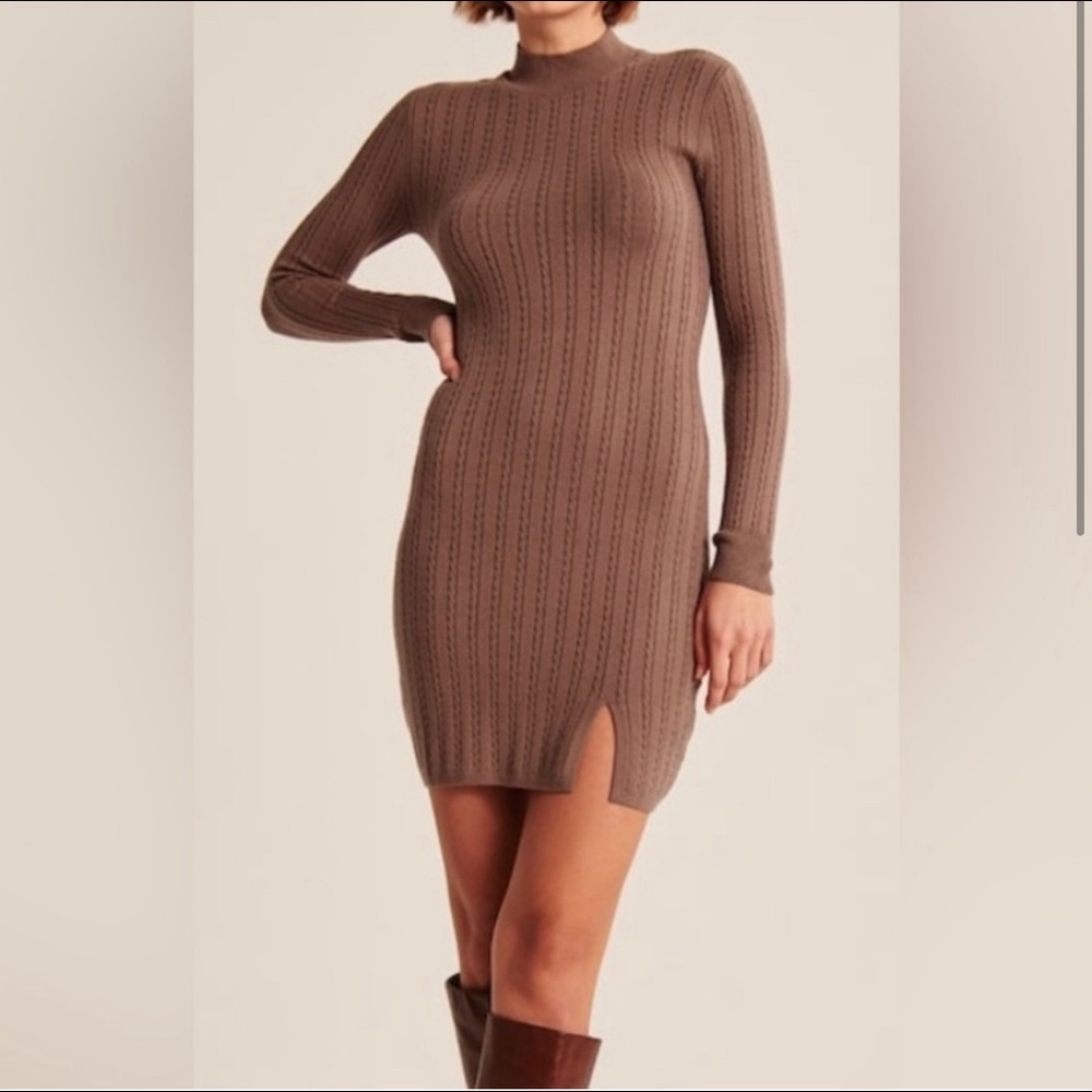 Abercrombie & Fitch Mock Neck Sweater Dress Size S